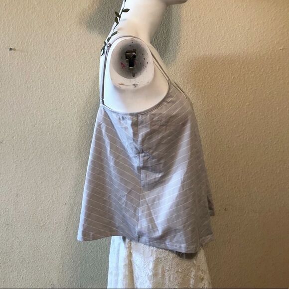 LIRA Clothing Stripe Tank Top Size Small - Picture 4 of 8